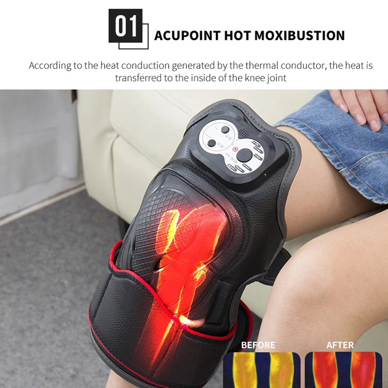 Knee Electric Vibrating Massager for Pain Rinfrared Heating Therapy Physiotherapy Pain Relief Kneefor Arthritis Healthy Care 
Knee Electric Vibrating Massager for Pain Rinfrared Heating Therapy Physiotherapy Pain Relief Kneefor Arthritis Healthy Care