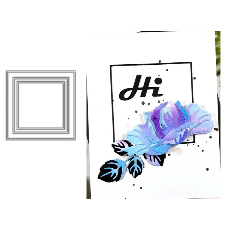 Popular Square Frames Metal Cutting Dies Stencil For Scrapbooking Embossing DIY Paper Card Album Handcraft
Popular Square Frames Metal Cutting Dies Stencil For Scrapbooking Embossing DIY Paper Card Album Handcraft