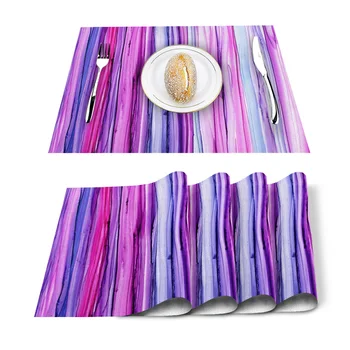 Color Stripes Gradient Placemat for Dining Table Non-slip and Heat-insulating Table Mat Table Decoration
Color Stripes Gradient Placemat for Dining Table Non-slip and Heat-insulating Table Mat Table Decoration