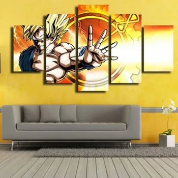 Dragon Ball Poster Wall Pictures For Living Room Color Painting Art 5 Pieces Son Goku Saiyan Anime Home Decor Abstract
Dragon Ball Poster Wall Pictures For Living Room Color Painting Art 5 Pieces Son Goku Saiyan Anime Home Decor Abstract