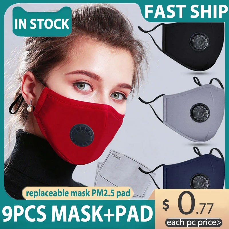 KN95 Face Mask Cotton Breathable Valve PM2.5 Mouth Mask Anti-Dust Anti Pollution Mask Respirator carbon filter respira Unisex
KN95 Face Mask Cotton Breathable Valve PM2.5 Mouth Mask Anti-Dust Anti Pollution Mask Respirator carbon filter respira Unisex