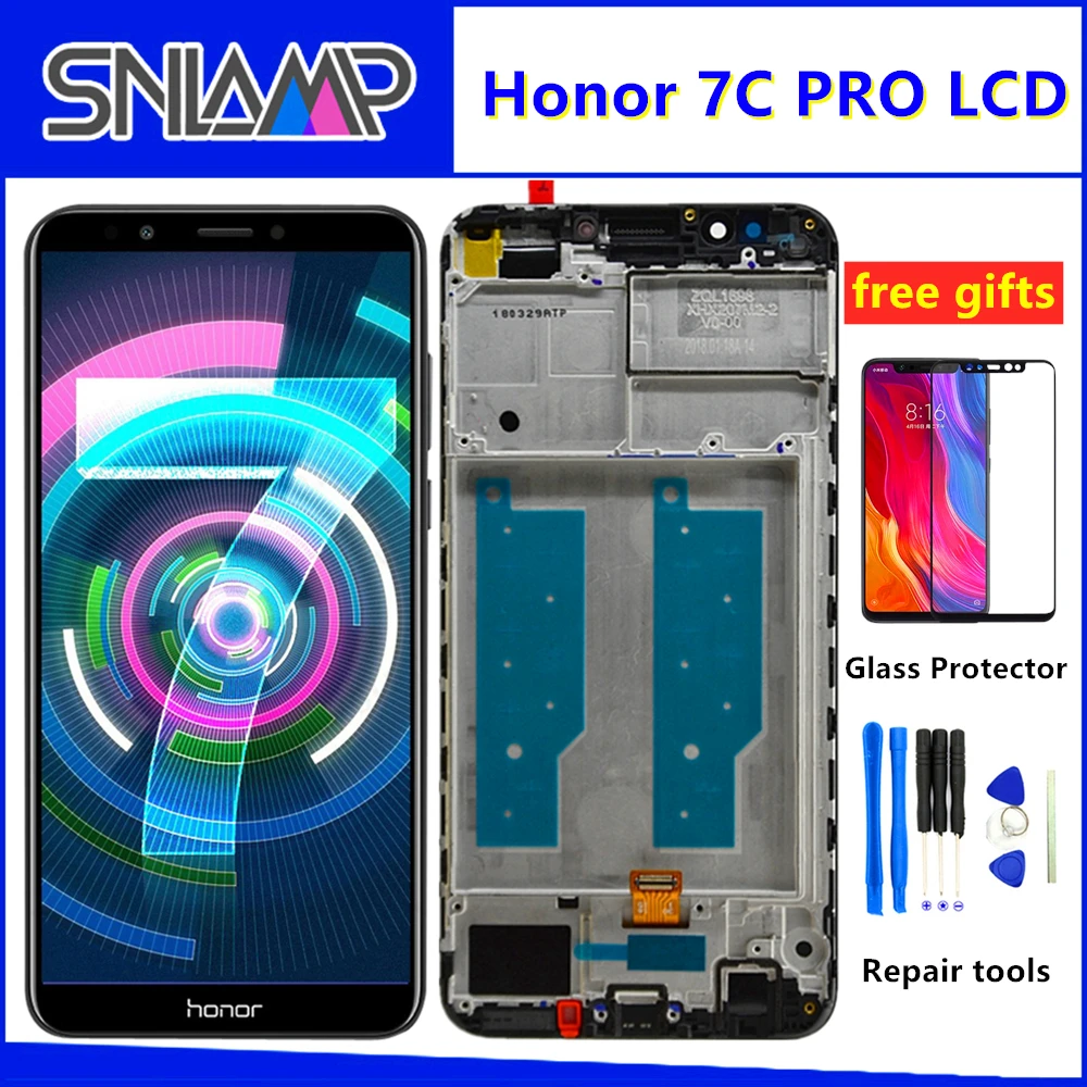 Original LCD For Huawei Honor 7C Pro Display Screen Touch Panel Digitizer Assembly + Frame LND-AL30 LND-L29 LND L22 AL30 TL40 
Original LCD For Huawei Honor 7C Pro Display Screen Touch Panel Digitizer Assembly + Frame LND-AL30 LND-L29 LND L22 AL30 TL40