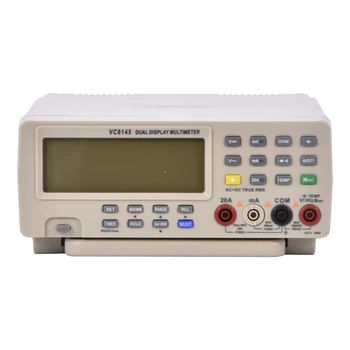 New VC8145 Desktop Digital Multimeter High Accuracy Dual Display Multimeter Autoranging Digital Bench Top Multimeter 110V-220V
New VC8145 Desktop Digital Multimeter High Accuracy Dual Display Multimeter Autoranging Digital Bench Top Multimeter 110V-220V