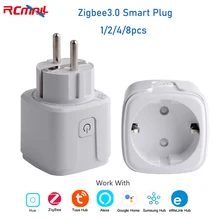 Zigbee 3.0 Smart Plug Compatible with Philips Hue(Hub Required) Alexa Echo Dot SmartThings Hub Works with Google Home Voice
Zigbee 3.0 Smart Plug Compatible with Philips Hue(Hub Required) Alexa Echo Dot SmartThings Hub Works with Google Home Voice