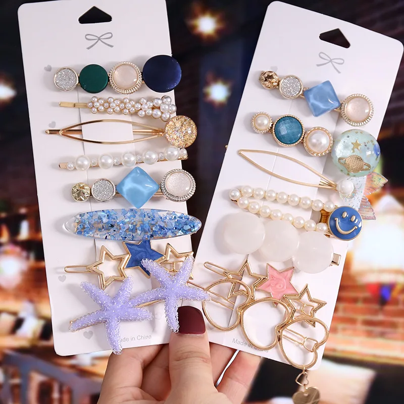 1set Korea Pearl Imitation Beads Hair Clip For Women Girls Elegant Hairpins Snap Barrettes Hairgrips Hair Accessories
1set Korea Pearl Imitation Beads Hair Clip For Women Girls Elegant Hairpins Snap Barrettes Hairgrips Hair Accessories