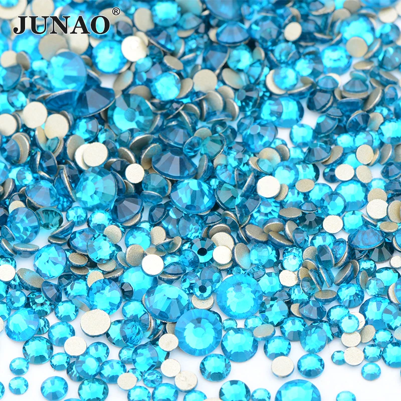 JUNAO 1400pcs Mix Size Blue Zircon Glass Nail Art Rhinestones Glue On Flatback Gems Glitters Strass Diamond for Decoration
JUNAO 1400pcs Mix Size Blue Zircon Glass Nail Art Rhinestones Glue On Flatback Gems Glitters Strass Diamond for Decoration