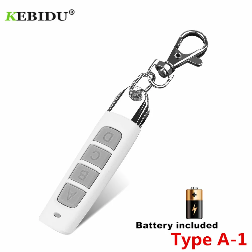 KEBIDU Cloning Remote Control Electric Copy Controller Transmitter Switch 4 Buttons Garage Gate Door Remote Key 433MHZ Auto Pair
KEBIDU Cloning Remote Control Electric Copy Controller Transmitter Switch 4 Buttons Garage Gate Door Remote Key 433MHZ Auto Pair