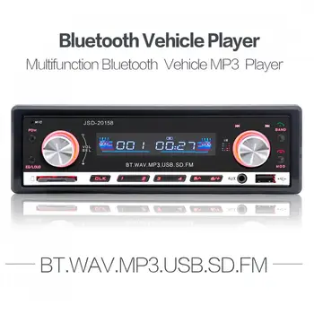 12V Car Radio MP3 Player In-dash FM Receiver Bluetooth Autoradio Car Stereo Audio with USB Port & Aux Input & Remote Control
12V Car Radio MP3 Player In-dash FM Receiver Bluetooth Autoradio Car Stereo Audio with USB Port & Aux Input & Remote Control