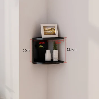 Simple Wooden Two Layer Storage Rack Wall Mounted Corner Storage Bookshelf Living Room Bedroom Decoration Rack Easy to Install
Simple Wooden Two Layer Storage Rack Wall Mounted Corner Storage Bookshelf Living Room Bedroom Decoration Rack Easy to Install
