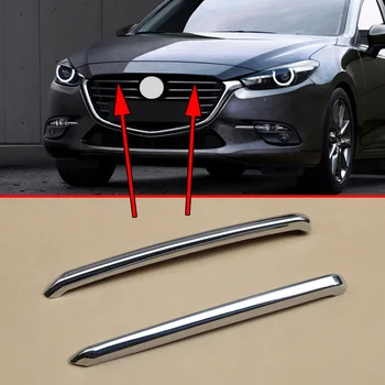 Chrome Parts Head Front Bumper Grille Grill Cover Frame Stripe Trim Fit For Mazda 3 2017 2018 Exterior Accessories
Chrome Parts Head Front Bumper Grille Grill Cover Frame Stripe Trim Fit For Mazda 3 2017 2018 Exterior Accessories