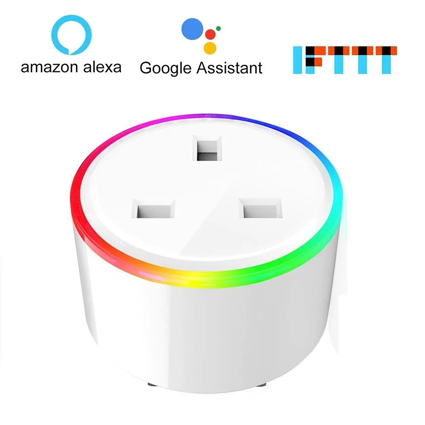Smart Plug Wifi Smart Socket 10A UK Plug for UK Singapore Malaysia Outlet Works With Google Home Mini Alexa IFTTT Free Shipping
Smart Plug Wifi Smart Socket 10A UK Plug for UK Singapore Malaysia Outlet Works With Google Home Mini Alexa IFTTT Free Shipping
