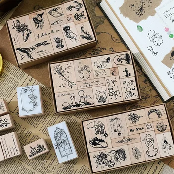 1 set Rectangle Floral Pattern Wooden stamps for card making diy photo album scrapbooking Diary Decoration Crafts Gift 
1 set Rectangle Floral Pattern Wooden stamps for card making diy photo album scrapbooking Diary Decoration Crafts Gift