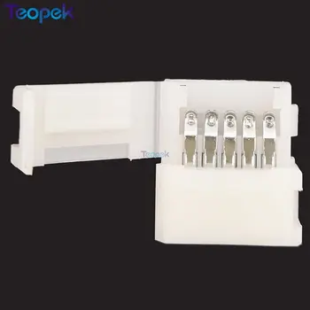 10pcs 5 PIN 10mm 12mm PCB Strip to Strip Solderless FPC Snap Clip Board Connector for 10mm/ 12mm Width 5Pin 5050 RGBW LED Strip
10pcs 5 PIN 10mm 12mm PCB Strip to Strip Solderless FPC Snap Clip Board Connector for 10mm/ 12mm Width 5Pin 5050 RGBW LED Strip