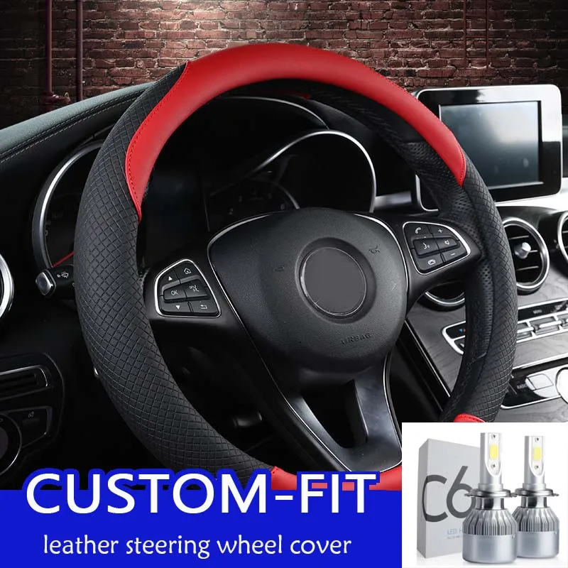 Leather car steering wheel Cover For Toyota Corolla Camry Rav4 Auris Prius Yalis Avensis Universal Soft Car Steering Wheel Cover
Leather car steering wheel Cover For Toyota Corolla Camry Rav4 Auris Prius Yalis Avensis Universal Soft Car Steering Wheel Cover
