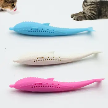 New Pet Cat Toothbrush Toy Fish Shape Catnip Flavor Silicone Molar Stick Teeth Cleaning Toy
New Pet Cat Toothbrush Toy Fish Shape Catnip Flavor Silicone Molar Stick Teeth Cleaning Toy
