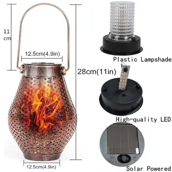 New Solar Lights Solar LED Lights Dancing Simulation Lantern Flame Waterproof Decorative Lights Solar Path Lights Garden
New Solar Lights Solar LED Lights Dancing Simulation Lantern Flame Waterproof Decorative Lights Solar Path Lights Garden