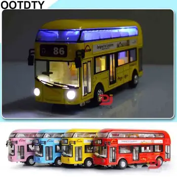 Metal Single-Decker Tour Bus Model 1:50 Scale Sound & light City Sightseeing Pull Back Car Toy
Metal Single-Decker Tour Bus Model 1:50 Scale Sound & light City Sightseeing Pull Back Car Toy