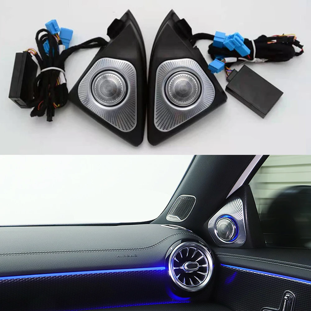 64 color LED Car Interior Ambient Light Auto 3D Rotary Tweeter Speaker For Mercedes-Benz A-Class W177 GLB led Treble Lamps
64 color LED Car Interior Ambient Light Auto 3D Rotary Tweeter Speaker For Mercedes-Benz A-Class W177 GLB led Treble Lamps