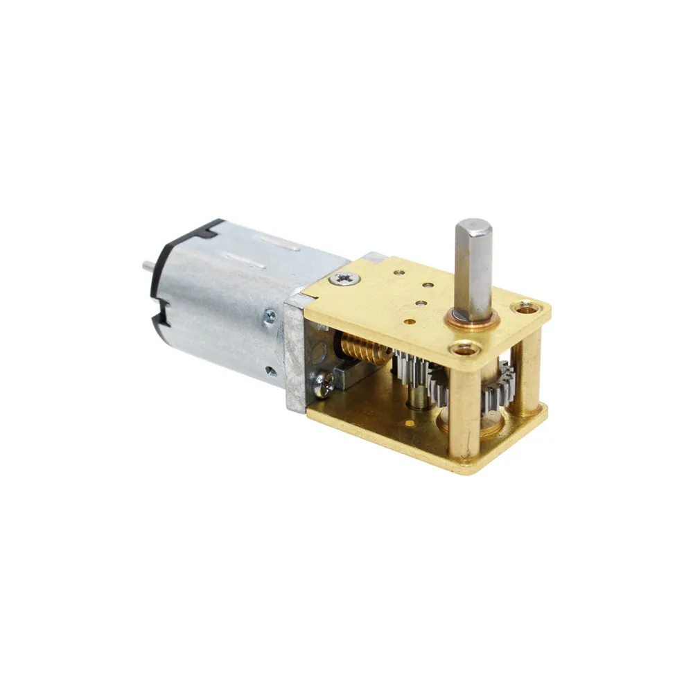3V6V12V GW12T-N20VA DC Worm Gear Motor for Intelligent Robot Manipulator/Home Appliance/Focusing System/Mini PTZ
3V6V12V GW12T-N20VA DC Worm Gear Motor for Intelligent Robot Manipulator/Home Appliance/Focusing System/Mini PTZ