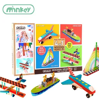 Manual Assembly DIY Color Painting Wooden Montessori Toys For Children Jet Plane Cruise Ship Biplane Sailboat Interactive Toy
Manual Assembly DIY Color Painting Wooden Montessori Toys For Children Jet Plane Cruise Ship Biplane Sailboat Interactive Toy