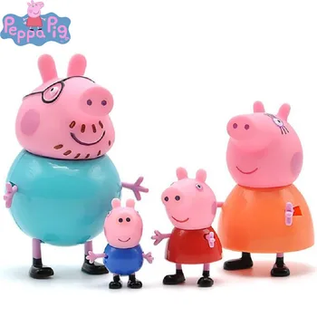 4pcs Peppa Pig George Family Pack Dad Mom Pig Action Figure Anime Figure Kids Toys for Children Birthday Gifts
4pcs Peppa Pig George Family Pack Dad Mom Pig Action Figure Anime Figure Kids Toys for Children Birthday Gifts