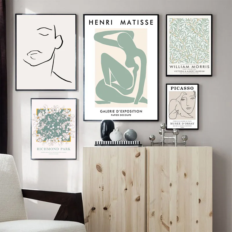 William Morris Picasso Matisse Abstract Wall Art Canvas Painting Nordic Posters And Prints Wall Pictures For Living Room Decor
William Morris Picasso Matisse Abstract Wall Art Canvas Painting Nordic Posters And Prints Wall Pictures For Living Room Decor