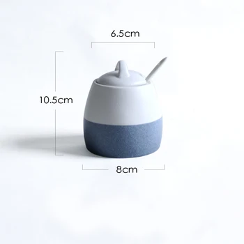 Japanese-style snowflake glaze ceramic cruet jar salt shaker seasoning bottle set kitchen supplies 
Japanese-style snowflake glaze ceramic cruet jar salt shaker seasoning bottle set kitchen supplies