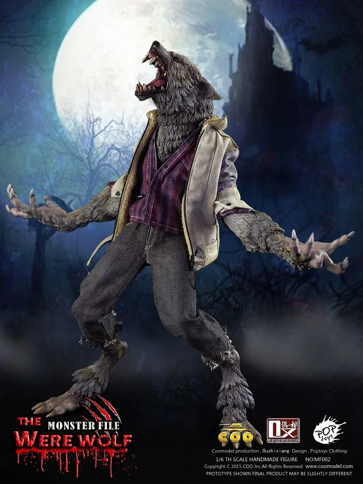 File Series Second Bombs - The Were Wolf Werewolf In-stock COOMODEL X MF002 OUZHIXIANG 1/6 Monster
File Series Second Bombs - The Were Wolf Werewolf In-stock COOMODEL X MF002 OUZHIXIANG 1/6 Monster