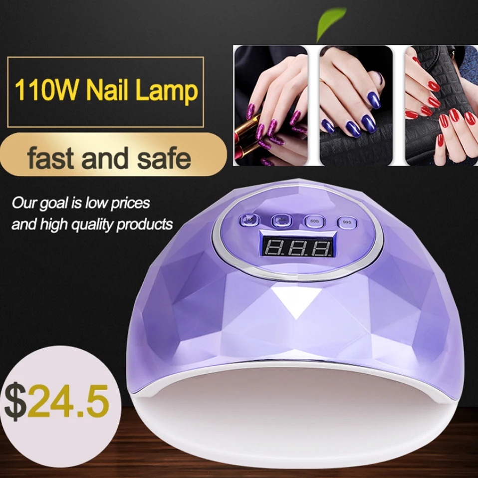 

UV LED Nail Lamp Nail Drying Machine For Manicure Apparatus Nail Polisher Lamp Sensor Manicure Tools Art Gel Nail Dryer Tool
