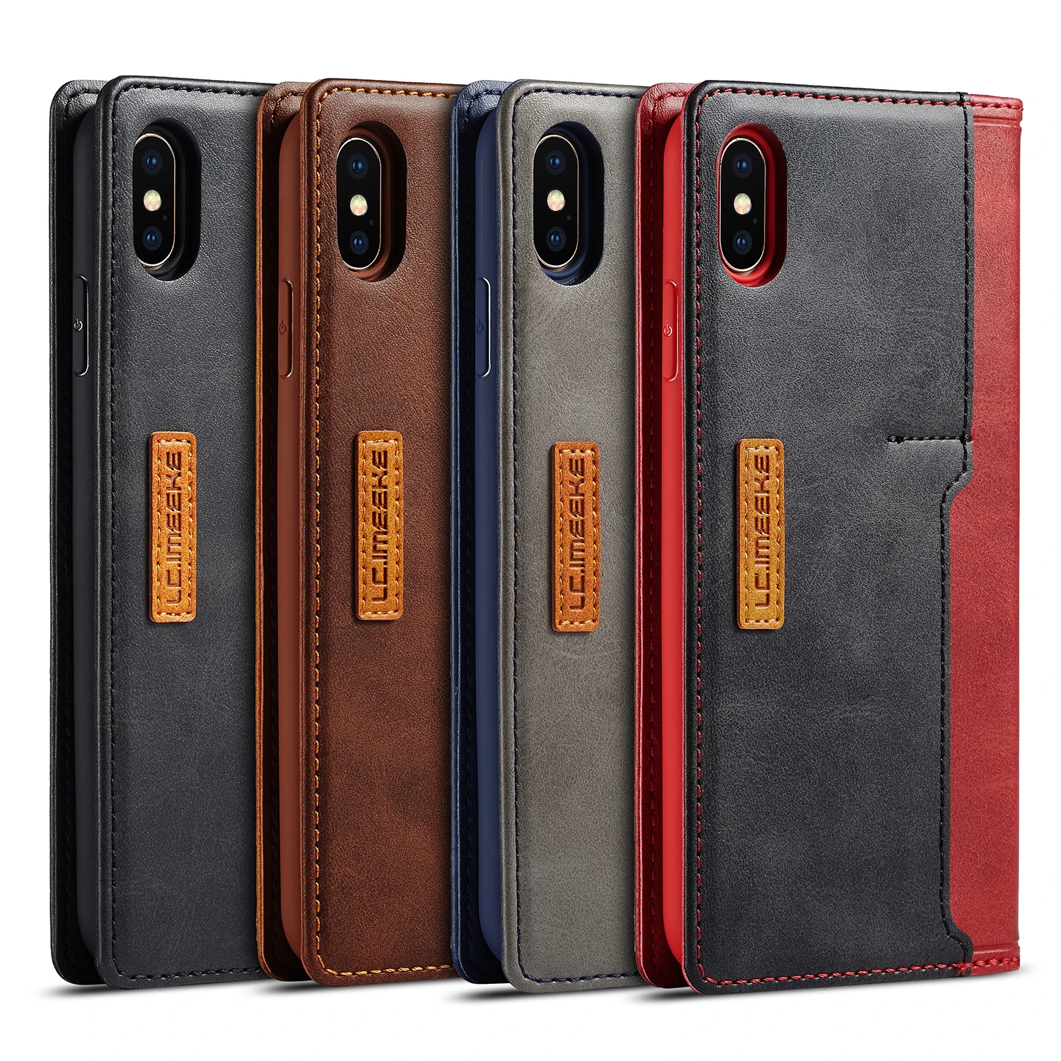 Leather Cases For iPhone 6 6S 7 8 Plus X XR XS MAX Splice Color Flip For Samsung Galaxy S8 S9 S10 S10E Plus Note 8 Back Cover
Leather Cases For iPhone 6 6S 7 8 Plus X XR XS MAX Splice Color Flip For Samsung Galaxy S8 S9 S10 S10E Plus Note 8 Back Cover