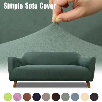 Velvet Plush Thicken Elastic Sofa Cover Universal Sectional Slipcover 1/2/3/4 seater Stretch Couch Cover for Living Room
Velvet Plush Thicken Elastic Sofa Cover Universal Sectional Slipcover 1/2/3/4 seater Stretch Couch Cover for Living Room
