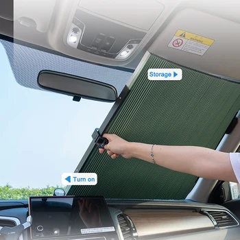 Universal Windshield Sun Shade for Car Cellular Curtain Sun Visor Protector UV Rays Block Sunshade with 3 Suction Cups
Universal Windshield Sun Shade for Car Cellular Curtain Sun Visor Protector UV Rays Block Sunshade with 3 Suction Cups