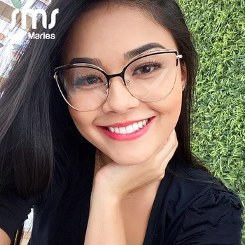 Anti Blue Light Ultralight Metal Cat Eye Glasses Frames Men Women Optical Fashion Computer Glasses Big Frame Rimless Eyeglasses 
Anti Blue Light Ultralight Metal Cat Eye Glasses Frames Men Women Optical Fashion Computer Glasses Big Frame Rimless Eyeglasses