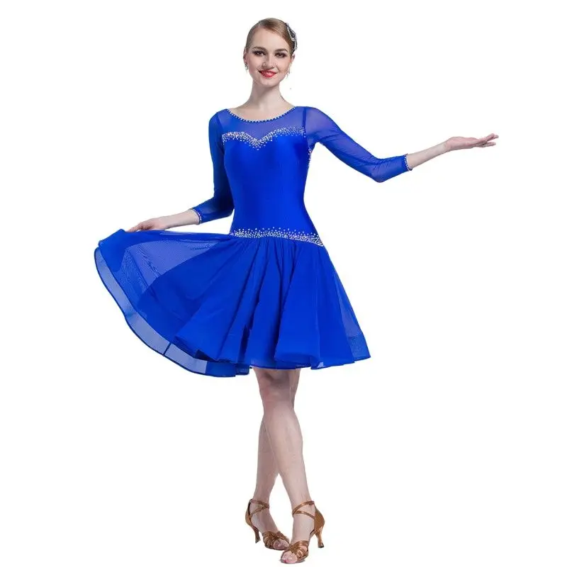 LP-1705 Latin dance performance practice dress new adult mesh sleeve national standard rumba chacha practice dress for girls
LP-1705 Latin dance performance practice dress new adult mesh sleeve national standard rumba chacha practice dress for girls