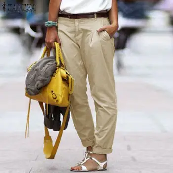 ZANZEA 2020 Fashoin Overall Pants Women's Summer Trousers Casual Button Down Front Long Sweatpants Female Cotton Pantalon 5XL 
ZANZEA 2020 Fashoin Overall Pants Women's Summer Trousers Casual Button Down Front Long Sweatpants Female Cotton Pantalon 5XL