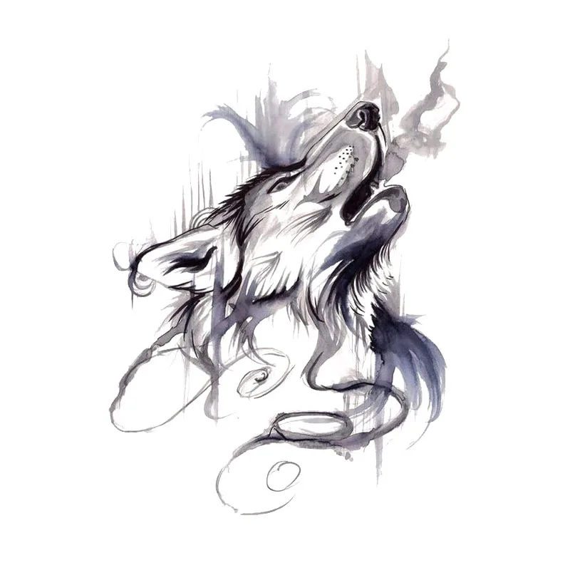 DAWASARU Personality Car Sticker Ink Painting Howling Wolf Head Accessories Reflective PVC Decal for Pajero Vw Passat,13cm*10cm
DAWASARU Personality Car Sticker Ink Painting Howling Wolf Head Accessories Reflective PVC Decal for Pajero Vw Passat,13cm*10cm