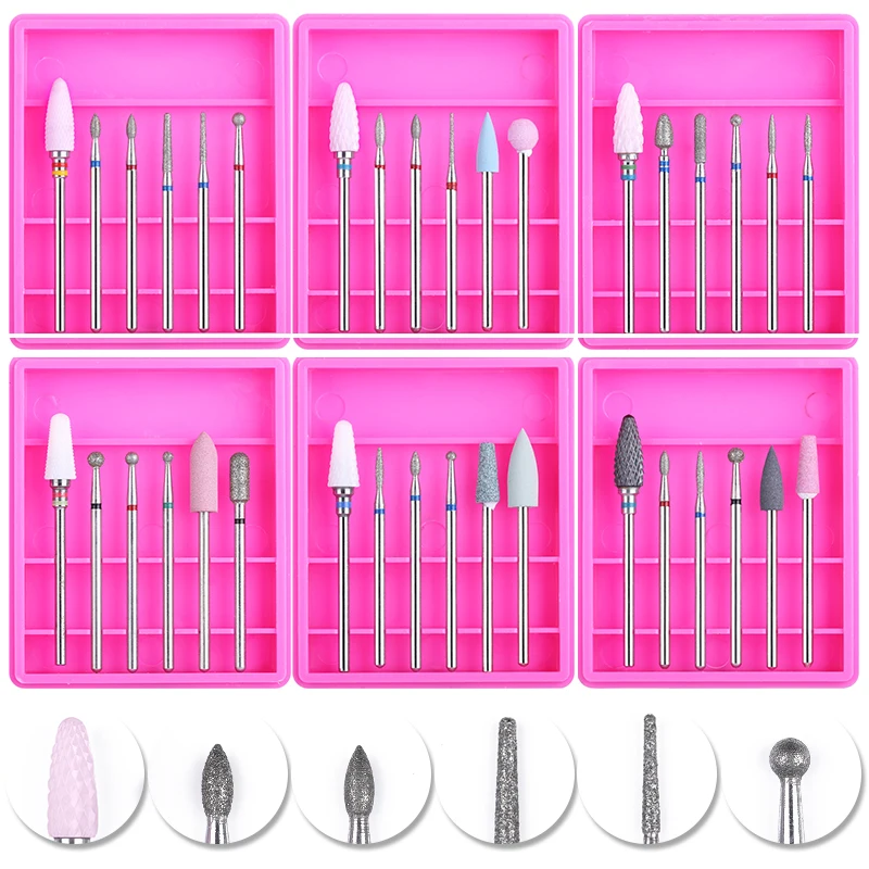 6PCS Nail Drill Bits Set Multi Size Electric Nail File Tool Milling Cutter Pedicure Machine Nail Art Replacement Tool Nail Drill
6PCS Nail Drill Bits Set Multi Size Electric Nail File Tool Milling Cutter Pedicure Machine Nail Art Replacement Tool Nail Drill