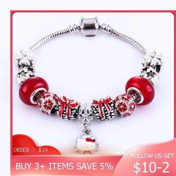 CodeMonkey New red kitty bow beaded bracelet DIY Women Bracelets & Bangles For Women Jewelry Accessories CMB099
CodeMonkey New red kitty bow beaded bracelet DIY Women Bracelets & Bangles For Women Jewelry Accessories CMB099