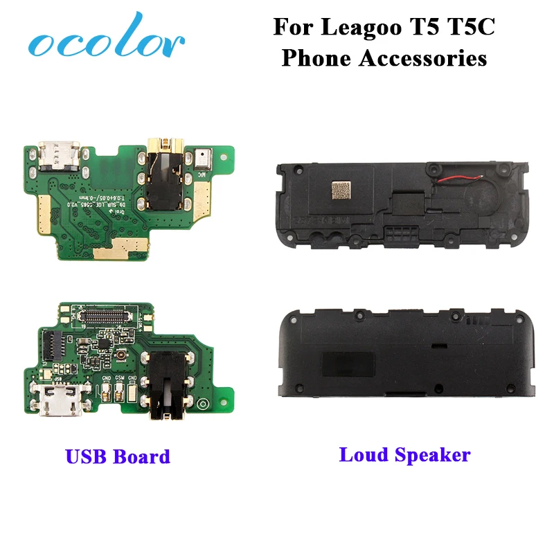 Ocolor для Leagoo T5 USB зарядное устройство Модуль платы Замена T5C громкий динамик