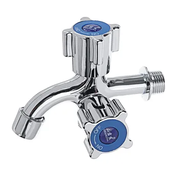 New 1/2 Single Cold Faucet Multifunction Washing Machine Faucet Sink Garden Connector Hose Tap 2 Outlet With Control Faucets Sil
New 1/2 Single Cold Faucet Multifunction Washing Machine Faucet Sink Garden Connector Hose Tap 2 Outlet With Control Faucets Sil