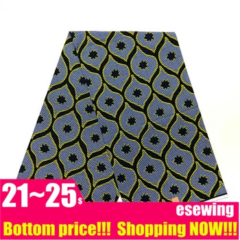 100% Cotton Nigerian Veritable Fabric Sewing Material 6yard/lot High Quality Ankara Wax 2019 African Wax Prints Fabric
100% Cotton Nigerian Veritable Fabric Sewing Material 6yard/lot High Quality Ankara Wax 2019 African Wax Prints Fabric