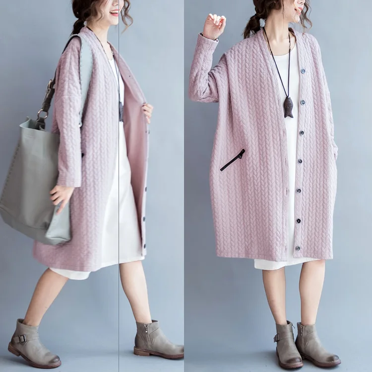 2020 Autumn And Winter New Products Korean-style Large Size Dress Loose Casual Quilted Mid-length Fashion Coat Cardigan
2020 Autumn And Winter New Products Korean-style Large Size Dress Loose Casual Quilted Mid-length Fashion Coat Cardigan