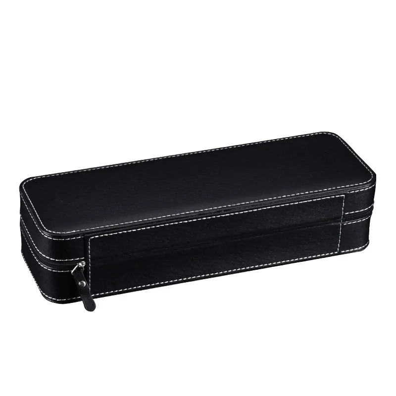 6-Bit Watch Box Watch Storage Box Zipper Watch Box Black And White with Pattern Ostrich Grain Portable Travel Simple
6-Bit Watch Box Watch Storage Box Zipper Watch Box Black And White with Pattern Ostrich Grain Portable Travel Simple