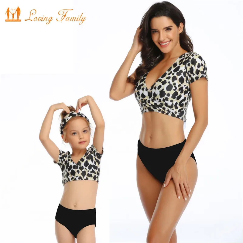 Family Matching Outfits Look Mother Daughter Swimwear Mommy And Me Bikini Leopard Short Sleeve Swimsuit Father Son Beach Shorts
Family Matching Outfits Look Mother Daughter Swimwear Mommy And Me Bikini Leopard Short Sleeve Swimsuit Father Son Beach Shorts