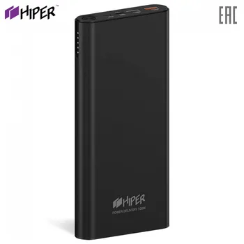 Power Bank HIPER ForcePower100W fast charge PD QC type-c macbook connector charger compact power banks external battery Powerbank 100W Li-Ion 20000 mAh Aluminum QC+PD 100W 3A+2.4A+20V/5A 2xUSB 1xType-C 20000mAh
Power Bank HIPER ForcePower100W fast charge PD QC type-c macbook connector charger compact power banks external battery Powerbank 100W Li-Ion 20000 mAh Aluminum QC+PD 100W 3A+2.4A+20V/5A 2xUSB 1xType-C 20000mAh