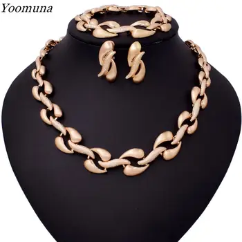 African Beads Jewelry Set Bridal Gift Gold Color Necklace Set Nigerian Wedding Dubai Jewelry Sets Design Accessories
African Beads Jewelry Set Bridal Gift Gold Color Necklace Set Nigerian Wedding Dubai Jewelry Sets Design Accessories