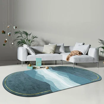 Long size oval shaped post-modern area rug, Nordic style bedside runner rug ,decoration geometric office carpet
Long size oval shaped post-modern area rug, Nordic style bedside runner rug ,decoration geometric office carpet