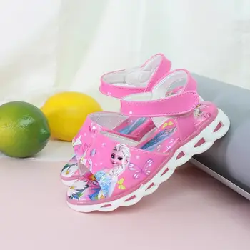 Kid shoes Children Elsa Princess sandals girls candy color cartoon sandals breathable lightweight Untislippery Hook-loop shoes
Kid shoes Children Elsa Princess sandals girls candy color cartoon sandals breathable lightweight Untislippery Hook-loop shoes