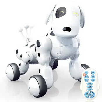 RCtown Intelligent RC Robot Dog Smart Electric Music Sing Dance Walk Kid Early Educational Toy For kids Gift #X0723
RCtown Intelligent RC Robot Dog Smart Electric Music Sing Dance Walk Kid Early Educational Toy For kids Gift #X0723
