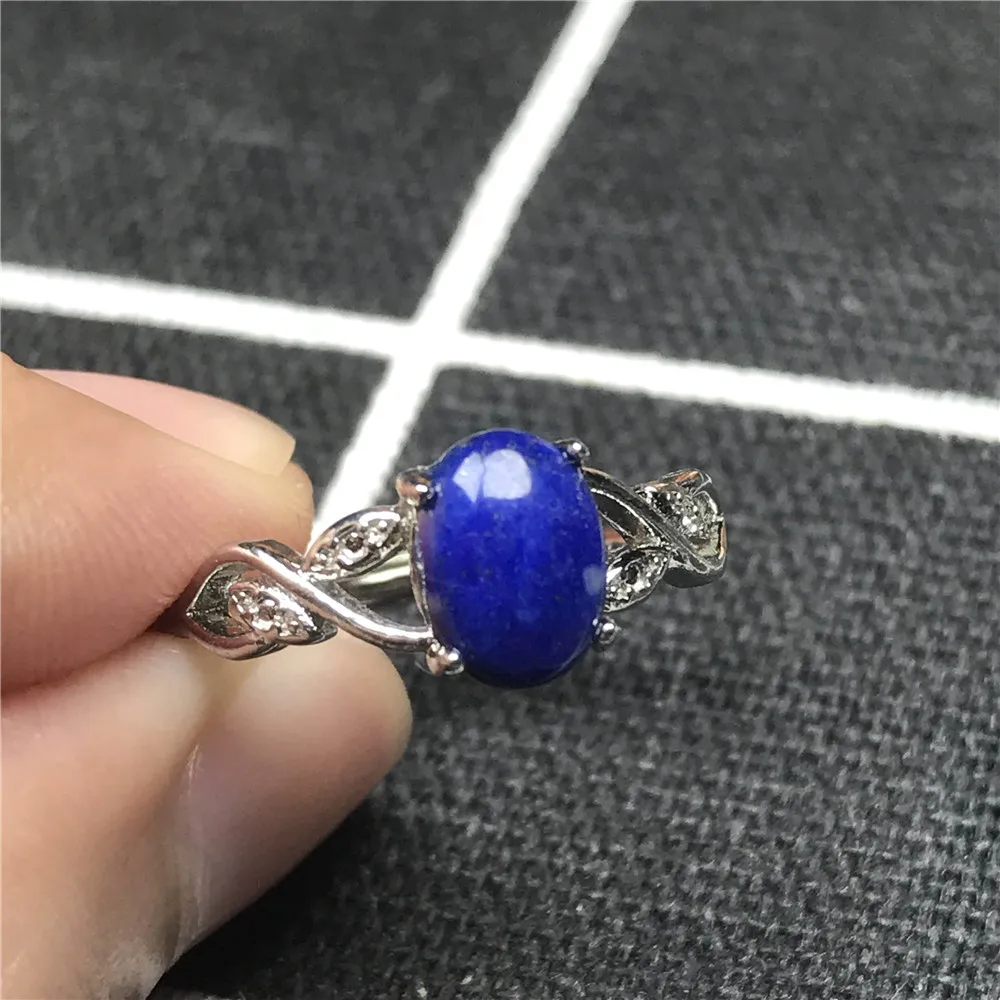Natural Royal Blue Lapis Lazuli Ring For Woman Lady Crystal Gift 8x6mm Beads Gemstone Adjustable Ring Fashion Jewelry AAAAA
Natural Royal Blue Lapis Lazuli Ring For Woman Lady Crystal Gift 8x6mm Beads Gemstone Adjustable Ring Fashion Jewelry AAAAA